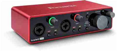 FOCUSRITE Scarlett 2i2 Audio Interface Price in India - Buy FOCUSRITE ...