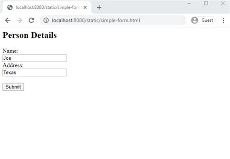 Spring MVC Form Text Field 的图像结果