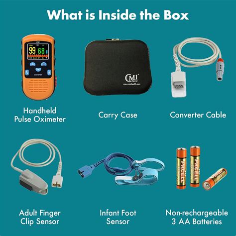 Buy CMI Health Battery Operated Pulse Oximeter - Continuous Infant ...