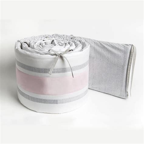 Masilo Nursery Basics - Baby Pink Cot Bumper – Buy Now at My Baby Babbles