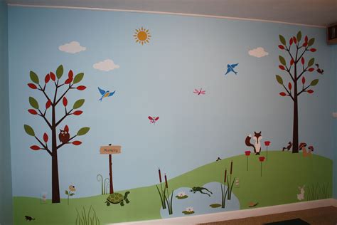 childrens church decor | Children's Wall Mural - Classic Fauxs ...