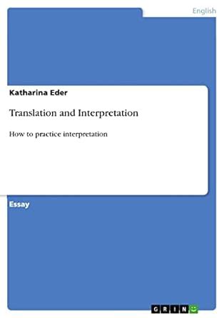 Translation and Interpretation: How to practice interpretation eBook ...