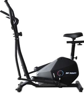Durafit Powerstride Elliptical Max Weight: 130Kg with 7Kg Flywheel, 8 ...