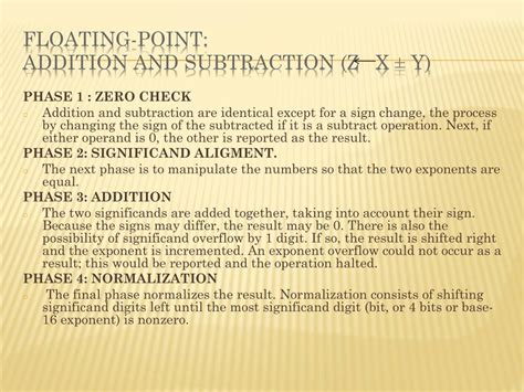 Image result for Floating Point Addition and Subtraction