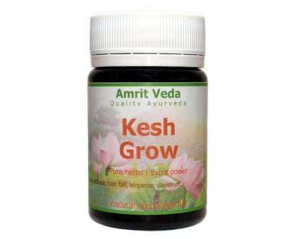 Kesh Grow Amrit Veda, 60 tablets for hair growth | Order online at the ...