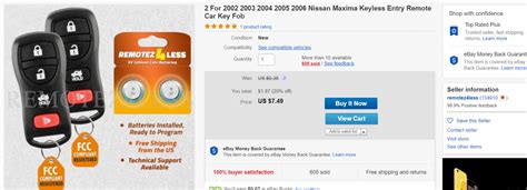 Image result for Nissan Maxima 2009 How to Program Key