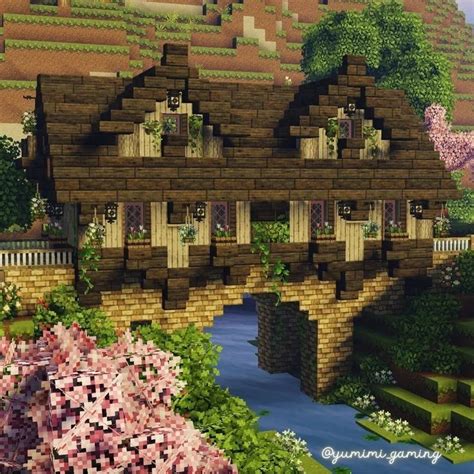 Image result for Minecraft Cottage House Tutorial