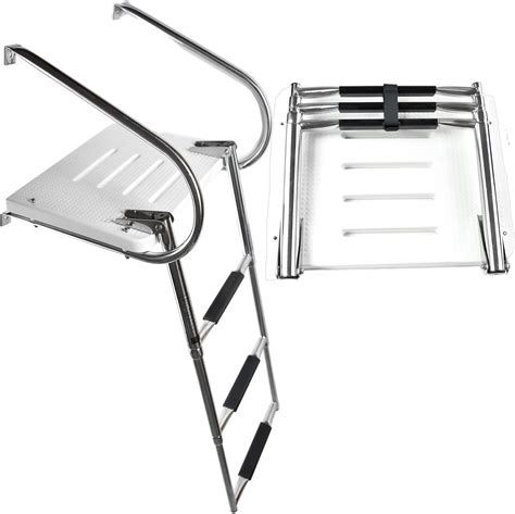 Buy MARINE CITY Stainless Steel 3 Step IB Swim Platform Ladder ...