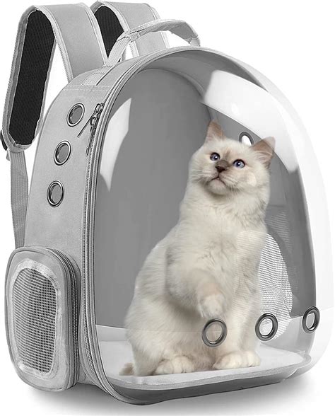 Amazon.com : PROKEI Cat Backpack Carrier,Expandable Pet Bubble Backpack ...