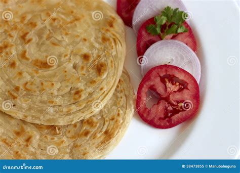 Paratha is a Flatbread from India Stock Image - Image of cuisine, asian ...