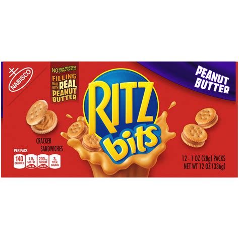 Ritz peanut butter cracker sandwiches nutrition facts - coplasopa