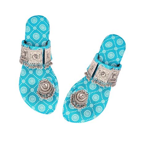 Buy Jaipuri Women's Ethnic Flats, Women's Traditional Slip-On Slipper ...