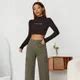 DDMCLOTHING Patch Pocket Olive Green Cargo Denim and Western Wear Jeans ...