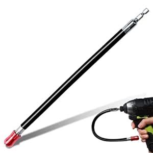 Geinxurn 12Inches Flexible drill bit Extension Screwdriver Bit Holders ...