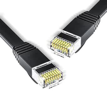xiwai High Speed Ultra Slim Flat UTP Ethernet Cable 0.2m, Network ...