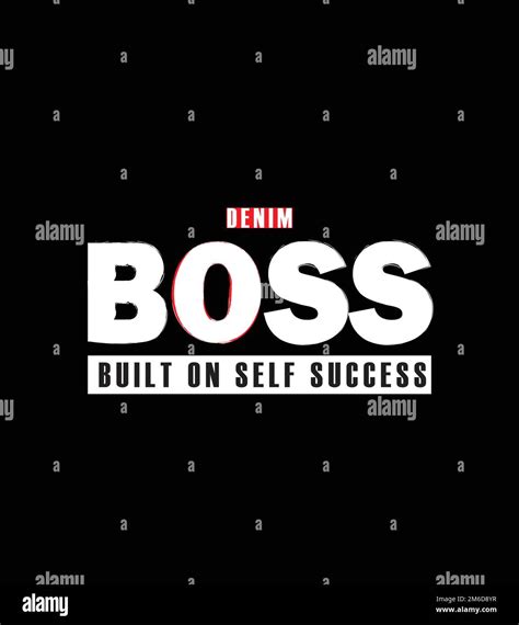 Boss Built on Self Success Entrepreneur T-Shirt Design For Print Stock ...