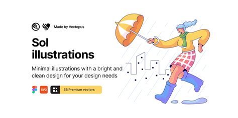 Sol illustrations | Figma - C-minus Illustration