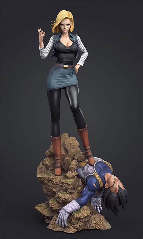 Image result for Android 18 Vs Vegeta