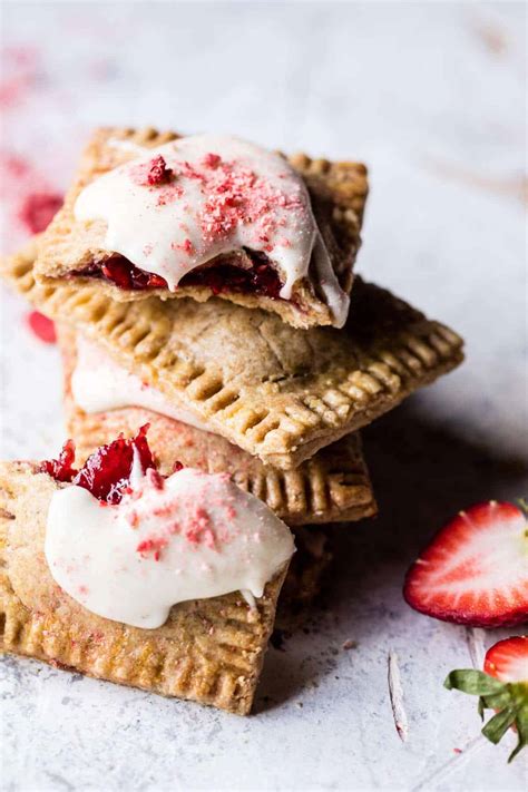 Homemade Strawberry White Chocolate Pop Tarts. - Half Baked Harvest