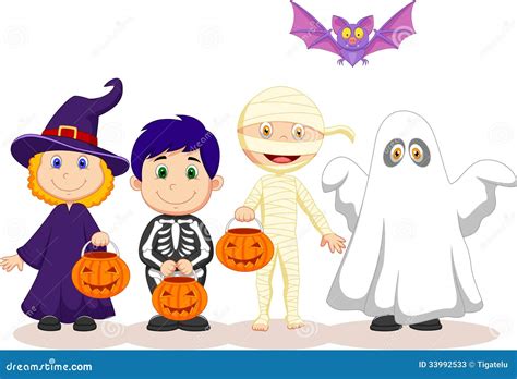 Clipart Halloween Trick Or Treaters Art