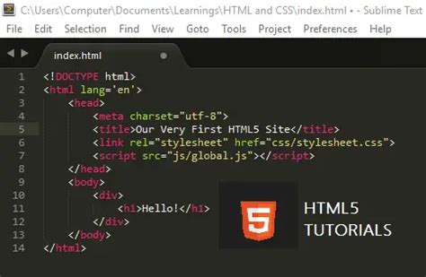 Semantic elements in HTML5