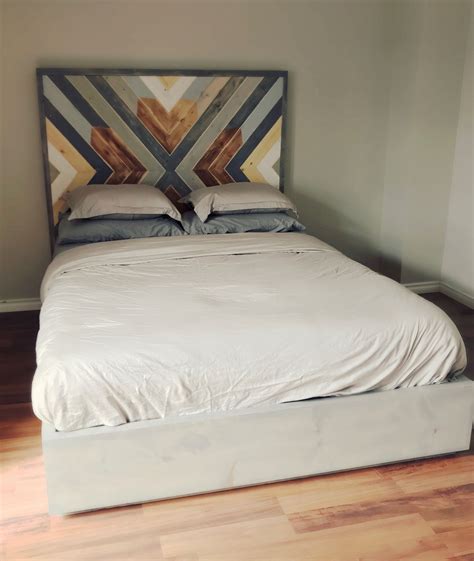 chevron headboard bedroom ideas