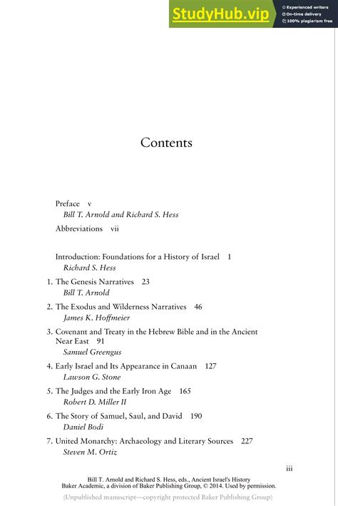 Ancient Israel S History An Introduction To Issues And Sources | PDF