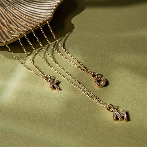 The Diamond Initial Pendant Necklace – katieclark