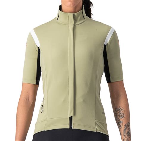 Castelli Gabba RoS 2 Short Sleeve Jacket Women - green tea/chalk 363 ...