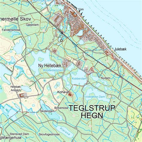 Helsingør (1:25,000 scale) Map by Kortforsyningen | Avenza Maps