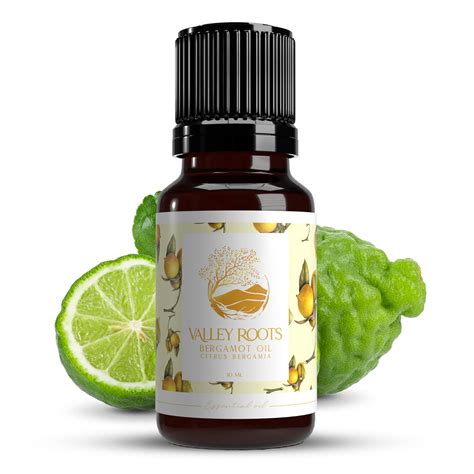 VALLEY ROOTS Cold Pressed Bergamot Oil, Pure, Natural & Undiluted ...