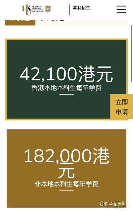 起底香港一年留学费用：学费和生活费各需多少?_本科_研究生_部分