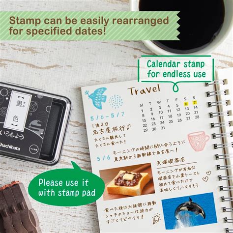 Artline Calendar Stamp, Shachihata GRJ-5ACE, Connected India | Ubuy