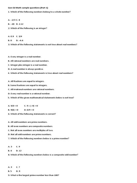 Image result for Questions Math PDF