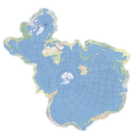 Australian World Map Perspective
