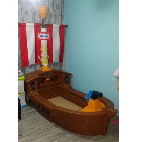 Little Tikes Pirate Ship Toddler Bed - Bed With Built In Closet