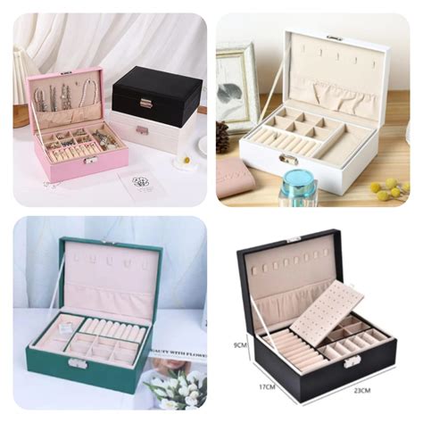 2 Layer Leather Jewellery Organizer - BHMart