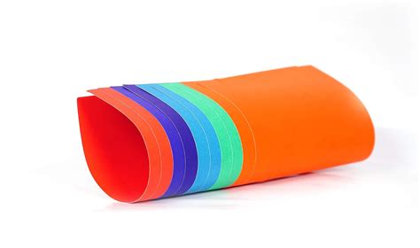 Watermark® A4 Colour Chart Paper for Art and Craft - Pack of 10 Sheets ...