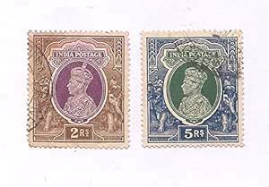 Buy IHC ~ George VI ~ 2 & 5 Rupee Stamp ~ 2 Stamps Set ~ AM-1 Online at ...
