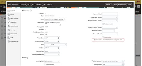 Sell and Manage Preventive Maintenance Plans for Subscriptions