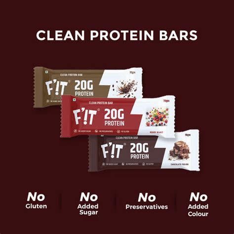 20 Gm High Protein Bars – F’iT Nutrition