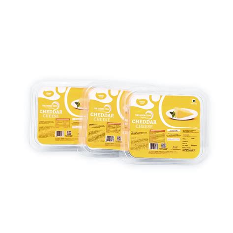 The Good Cow Company Cheddar Cheese Block,100% Natural, Tasty ...