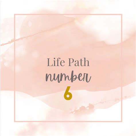 Life Path Number 6 Numerology, Meaning and Compatibility - Nourish Your ...
