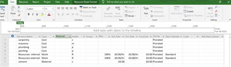 Image result for Resource Sheet in MS Project