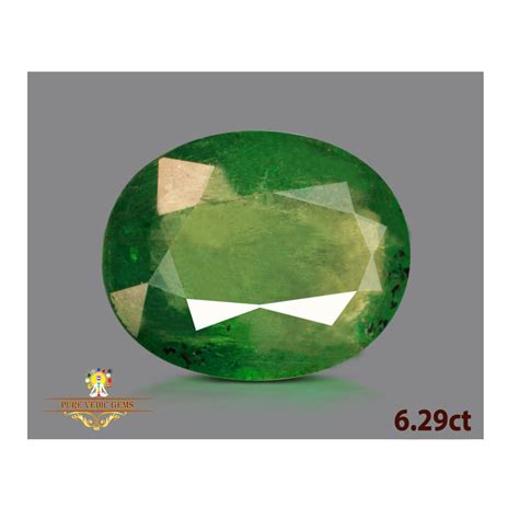 6.29 ct Astrological Emerald Gemstone Online at Price 8084 per. ct ...
