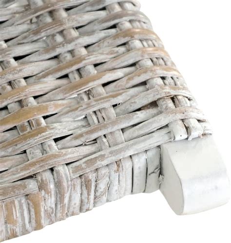 RINDIGOO Relaxing Chair White Natural Kubu Rattan and Solid India | Ubuy