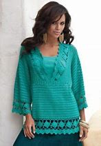 Image result for Crochet Tops for Plus Size Women