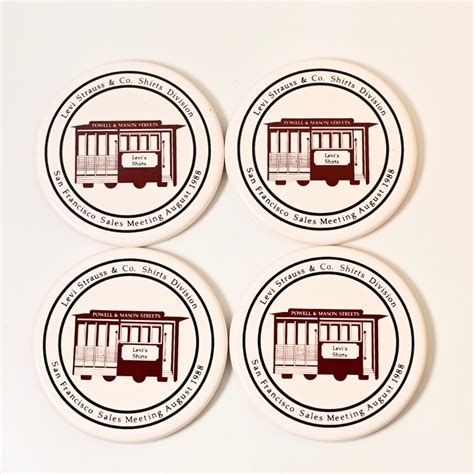 80's Vintage Levi's Shirts Division Coasters #5 | Button Works Store ...