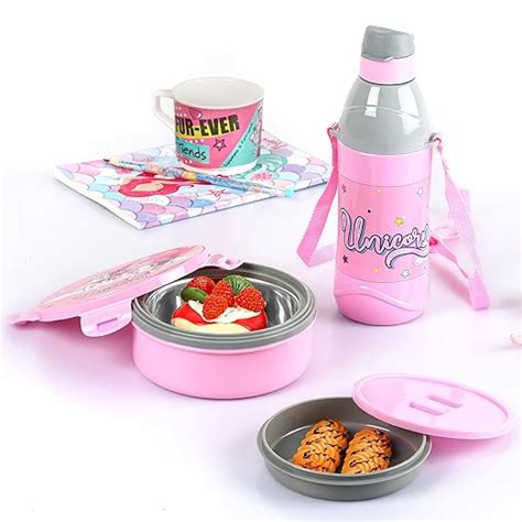 Buy Cello Tiffy Unicorn Gift Set Insulated Lunch Box & Water Bottle ...