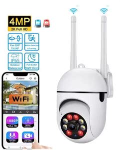 Okxmz 4MP HD Wireless CCTV - 360° Live View, Alarm Alerts, Night Vision ...